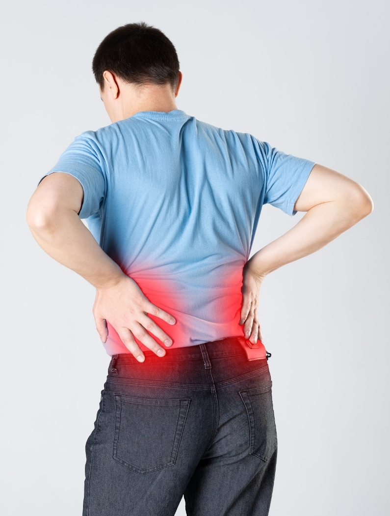 Molestia en la zona lumbar